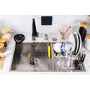 Ver imagem 5 de Cuba Calha Gourmet Pia Aço Inox 304 Cozinha Profissional 80x40cm Cozix