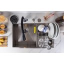 Ver imagem 4 de Cuba Calha Gourmet Pia Aço Inox 304 Cozinha Profissional 80x40cm Cozix