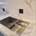 Ver imagem 1 de Cuba Calha Gourmet Pia Aço Inox 304 Cozinha Profissional 80x40cm Cozix