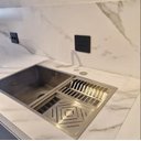 Ver imagem 1 de Cuba Calha Gourmet Pia Aço Inox 304 Cozinha Profissional 80x40cm Cozix