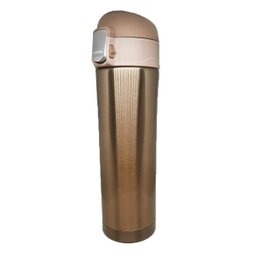 Garrafa 500ml Termica Aço Inox Inquebravel Dourado - 2 Garrafa 500ml Termica Aço Inox Inquebravel Dourado - 2