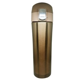 Garrafa 500ml Termica Aço Inox Inquebravel Dourado - 1 Garrafa 500ml Termica Aço Inox Inquebravel Dourado - 1