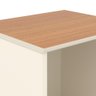 Estação de Trabalho 6 Lugares Office Smart 6 Mesas 4 Armários - Off White e Cedro - 5