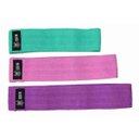 Ver imagem 2 de Kit 3 Faixas Elásticas de Exercício Hip Resistance Bands