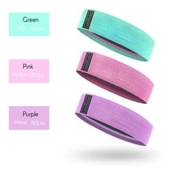 Kit 3 Faixas Elásticas de Exercício Hip Resistance Bands - 3