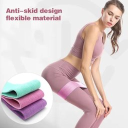 Kit 3 Faixas Elásticas de Exercício Hip Resistance Bands - 6