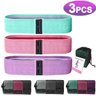 Kit 3 Faixas Elásticas de Exercício Hip Resistance Bands - 1
