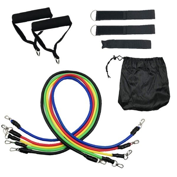 Kit Elástico 11 Peças Com Elástico Para Treino Salto Corrida - 6