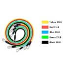 Ver imagem 5 de Kit Elástico 11 Peças Com Elástico Para Treino Salto Corrida