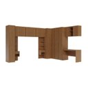 Ver imagem 3 de Guarda-Roupa Planejado 13 Peças 13 Portas Arani CabeCasa MadeiraOriginals Marrom/Cinamomo
