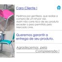 Ver mais imagens de Kit 12 Cadeiras Iso Infantil Escolar Creche