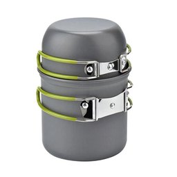 Kit Conjunto Panelas Camping Alumínio Tático Pesca 2 Peças - 5