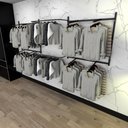 Ver imagem 2 de Arara de Roupas Closet Quarto com 18 Peças Regulável 300x100 Cm Cor Preto Modelo Clst1b393