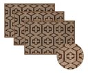 Ver imagem 3 de Kit 3 Tapetes Capacho para Porta de Feltro 0,40x0,60