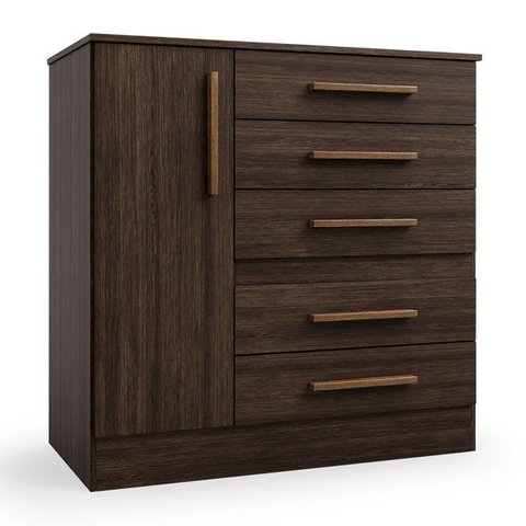 Comoda Advantage 5 Gavetas 1 Porta Sapateira Capuccino Batrol