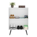 Ver imagem 5 de Sapateira 2 Portas Retrô Nina Multimóveis Branca/Preta