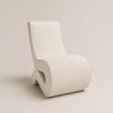 Ver imagem 4 de Poltrona Decorativa Marina Bouclê Moscow Design Orgânico Moderno