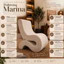 Ver imagem 7 de Poltrona Decorativa Marina Bouclê Moscow Design Orgânico Moderno