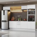 Ver imagem 1 de Armário de Cozinha Completa 330cm Branco Stella Madesa 04