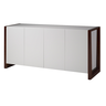 Buffet Vitória com 4 portas e 1 gaveta interna - 130cm - Laca - Tabaco - 1