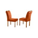 Ver imagem 3 de Conjunto Sala de Jantar 4 Lugares Mesa Redonda 1,2m e 4 Cadeiras Moveis Mix