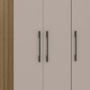 Ver imagem 4 de Guarda Roupa Modulado 102cm com 3 Portas Delphi Avelã/cinnamon L01 - Mpozenato