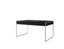 Ver imagem 1 de Mesa Industrial Filadélfia 120x75 Ferro Branco Tampo Preto
