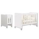Ver imagem 4 de Berço Americano 4 em 1 Evolution Reller + 02 Colchões - Branco