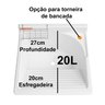 Gabinete em Plástico Abs com Tanque Fibra 20l e Torneira de Mesa - 3