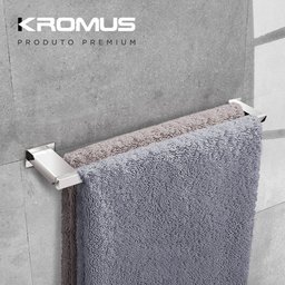 Toalheiro Duplo 50 Cm Inox - Kromus Rt0309-50 - 4