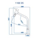 Ver imagem 2 de TORNEIRA P/PIA MESA B. MOVEL C/AREJ.ARTICULAVEL 1166 C95 SLIM FANI