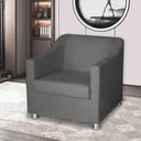 Ver imagem 4 de Poltrona Decorativa Tilla para Consultorio Recepção Believe:cinza