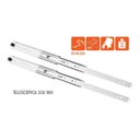 Ver imagem 3 de Trilho para Gaveta Corrediça Telescópica 350mm 35cm o Par Cor Prateado