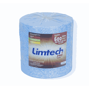 Pano Multiuso Limtech - 29cm X 240m - 600 Folhas - 45g/m² - Azul