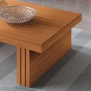 Ver imagem 3 de Mesa de Centro Poly sem Espelho P/ Recepção/ Sala de Estar Cinamomo/ Off White - Bela Móveis