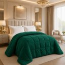 Ver imagem 1 de Kit Quarto Elegante King Size Lilly Grosso Luxuoso Pluma:Verde