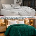Ver imagem 4 de Kit Quarto Elegante King Size Lilly Grosso Luxuoso Pluma:Verde