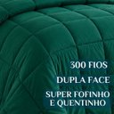 Ver imagem 3 de Kit Quarto Elegante King Size Lilly Grosso Luxuoso Pluma:Verde