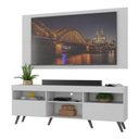 Ver imagem 2 de Rack com Painel Tv até 65" e Pés Retrô Flórida Multimóveis