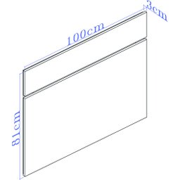Cabeceira Solteiro 100% Mdf Select Belmax:freijó - 3