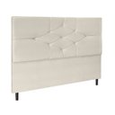Ver imagem 2 de Cabeceira Cama Box Casal 90 Cm Camboriú Suede:bege