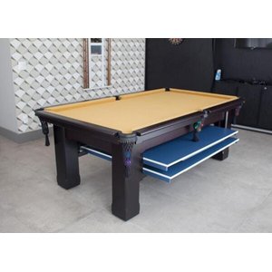 Mesa de Sinuca e Ping Pong - 2,52x1,40 - Bordo