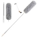 Ver imagem 1 de Espanador Dobravel Cabo Extensor Retratil Longo Alcance Teto Ventilador Teia Poeira Persiana Lavavel