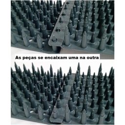 Espícula Anti Pombos Inibidor de Acesso 33cm Kit 98 Metro(s) - 4