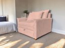 Ver imagem 2 de Poltrona Cama Monica Sala - Bouclé Cores:Rose/Bouclé