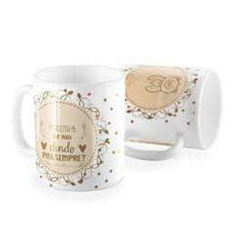 Caneca aceita ser meu dindo para sempre - 1