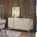 Ver imagem 2 de Buffet Mônaco 183cm 308136 Calacata Off White Madetec