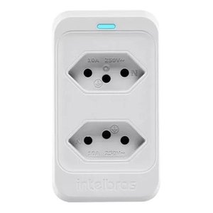 Dispositivo de Proteção contra Surtos Elétricos Bivolt com 2 Entradas Eps 302 Branco Intelbras