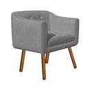Ver imagem 3 de Kit Sofá Namoradeira 2 Lugares e 02 Poltronas Julia Grafite