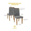 Ver mais imagens de Conjunto Sala de Jantar Fidelitá Génova Mesa Tampo de Vidro com 4 Cadeiras